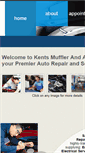 Mobile Screenshot of kentsmufflerandauto.com